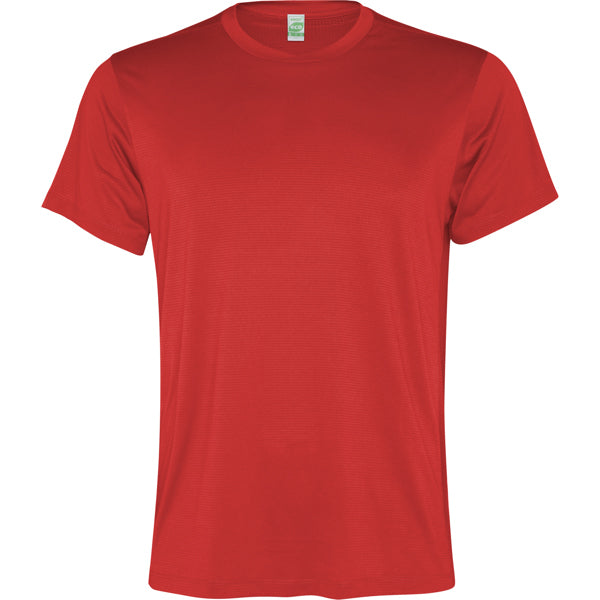 Camiseta técnica SLAM personalizable online — rojo, taller en Madrid