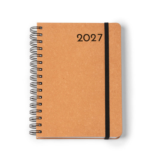 Agendas KURTIS en color marron, personalización a medida en Crea41