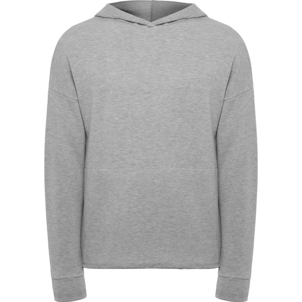 Sudadera MANASLU en color gris vigore — estampación y bordado de tu diseño