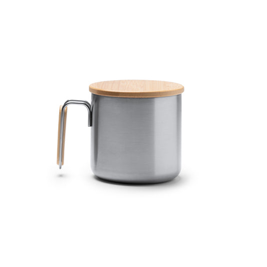 Taza RIMOR en color plata, personalización a medida en Crea41