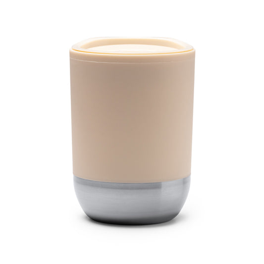 Vaso LINDE en color beige, personalización a medida en Gráficas Hugo