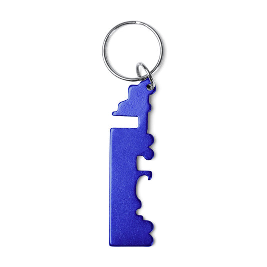 Llaveros BREBEL en color royal, personalización a medida en Crea41
