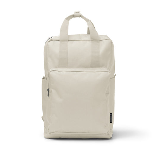 Mochilas LEVIX en color beige, personalización a medida en Crea41