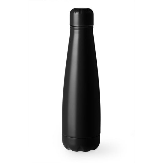 Botella PITA en color negro, personalización a medida en Gráficas Hugo