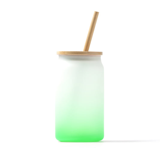 Vaso DALBY en color verde helecho, personalización a medida en Gráficas Hugo