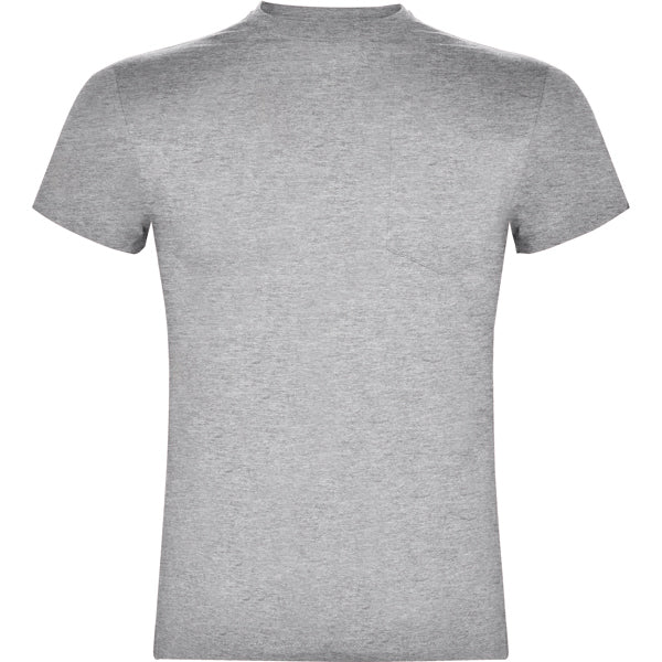Camiseta manga corta TECKEL personalizable online — gris vigore, taller en Madrid