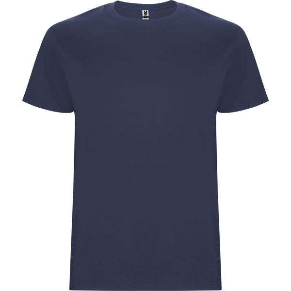 Camiseta manga corta STAFFORD en color azul denim — estampación y bordado de tu diseño