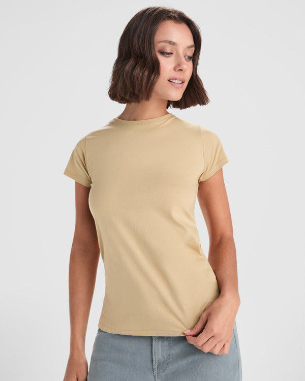 Camiseta manga corta CAPRI para personalizar con tu logo, nombre o foto