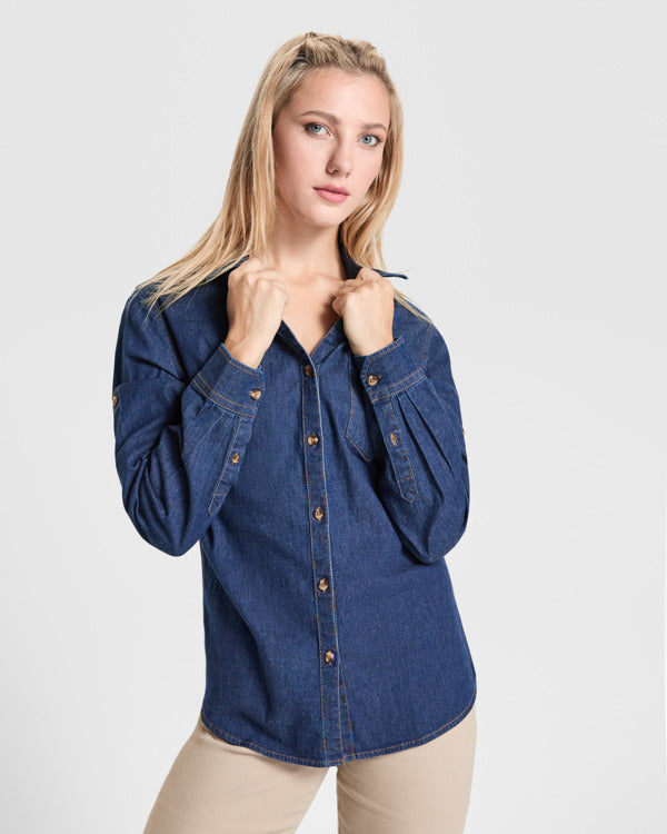 Camisa LUJAN WOMAN, personalización a medida en Gráficas Hugo