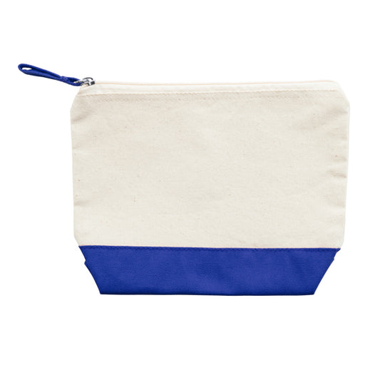 Bolsas DOEL en color crudo/royal, personalización a medida en Gráficas Hugo