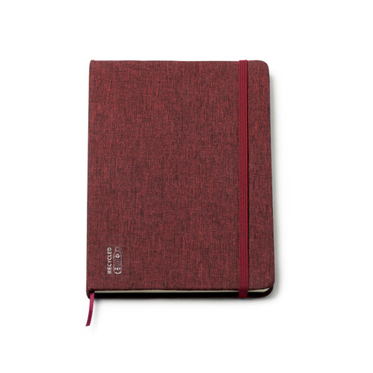 Libretas SOYER en color rojo vigore, personalización a medida en Gráficas Hugo