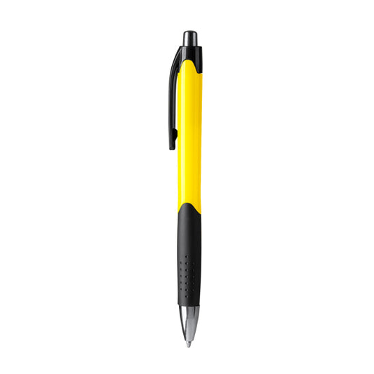 Bolígrafos DANTE en color amarillo, personalización a medida en Gráficas Hugo