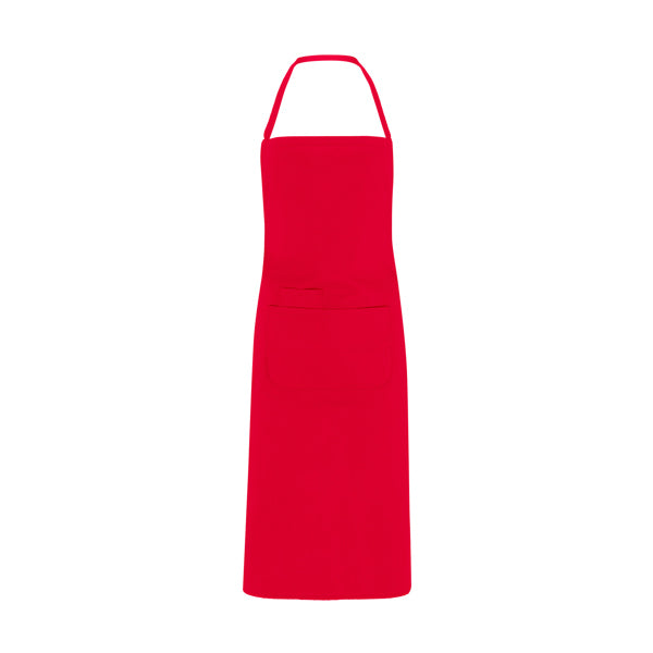 Delantal DUCASSE personalizable online — rojo, taller en Madrid
