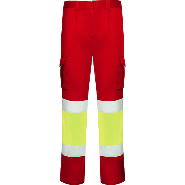 Alta Visibilidad DAILY STRETCH HV personalizable online — rojo laboral/amarillo flúor, taller en Madrid
