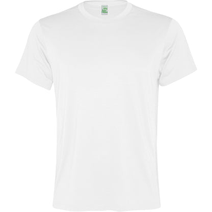 Camiseta técnica SLAM en color blanco para personalizar con tu logo, nombre o foto