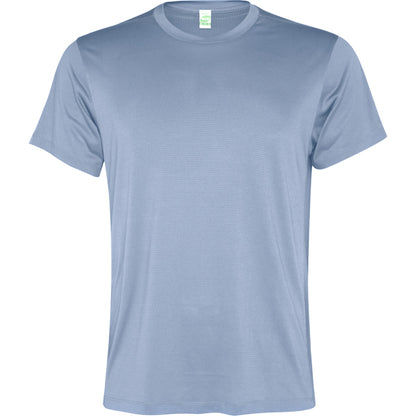 Camiseta técnica SLAM en color azul zen para personalizar con tu logo, nombre o foto