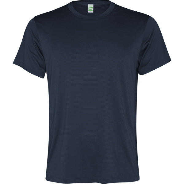 Camiseta técnica SLAM en color marino — estampación y bordado de tu diseño
