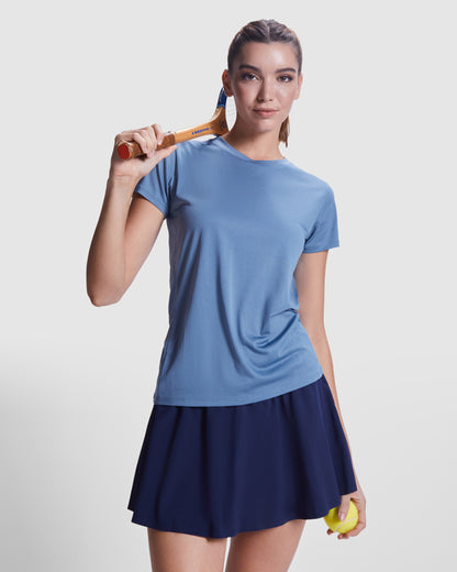 Camiseta técnica SLAM WOMAN — estampación y bordado de tu diseño