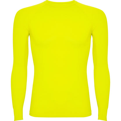 Camiseta PRIME en color amarillo fluor para personalizar con tu logo, nombre o foto