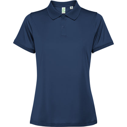 Polo técnico TORMO WOMAN en color marino, personalización a medida en Crea41