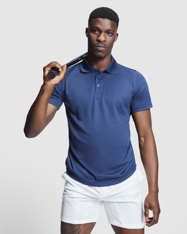 Polo técnico MONZHA para personalizar con tu logo, nombre o foto