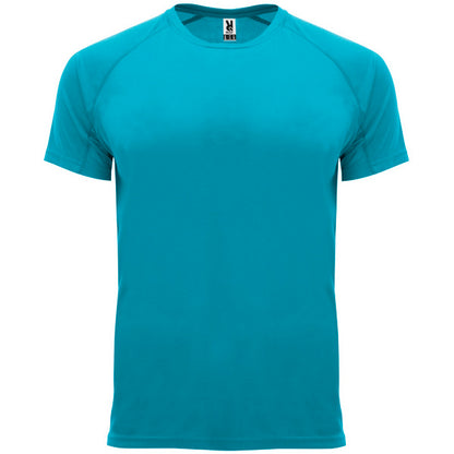 Camiseta técnica BAHRAIN personalizable online — turquesa, taller en Madrid