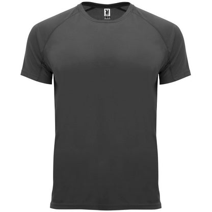 Camiseta técnica BAHRAIN personalizable online — plomo oscuro, taller en Madrid