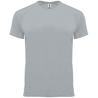 Camiseta técnica BAHRAIN en color gris para personalizar con tu logo, nombre o foto