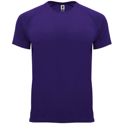 Camiseta técnica BAHRAIN personalizable online — morado, taller en Madrid