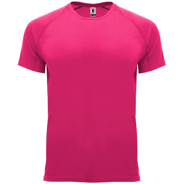 Camiseta técnica BAHRAIN en color roseton para personalizar con tu logo, nombre o foto