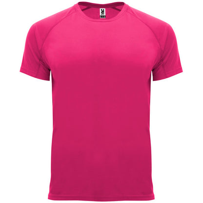 Camiseta técnica BAHRAIN en color roseton para personalizar con tu logo, nombre o foto