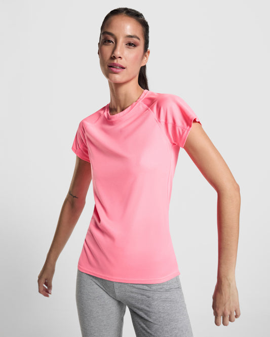 Camiseta técnica BAHRAIN WOMAN, personalización a medida en Gráficas Hugo