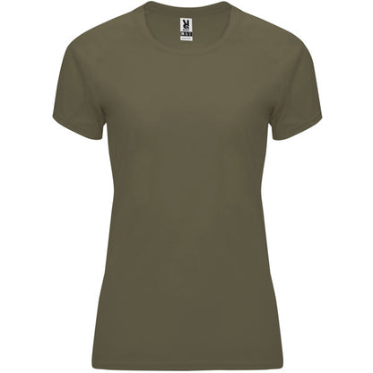 Camiseta técnica BAHRAIN WOMAN personalizable online — verde militar, taller en Madrid