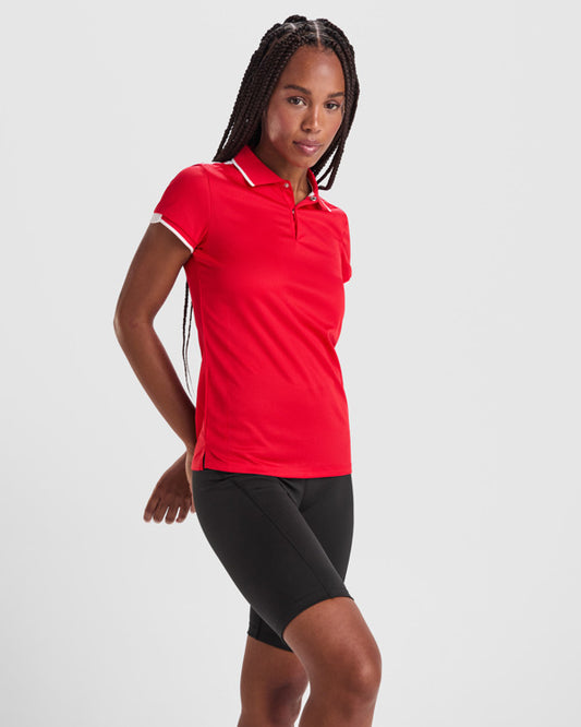 Polo técnico TAMIL WOMAN para personalizar con tu logo, nombre o foto