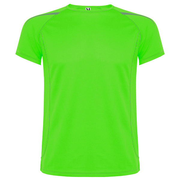 Camiseta técnica SEPANG en color lima, personalización a medida en Crea41