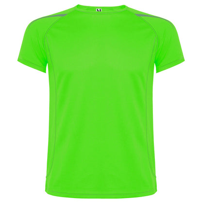 Camiseta técnica SEPANG en color lima, personalización a medida en Crea41