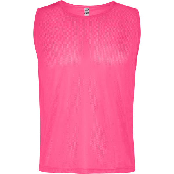 Peto Deportivo ROMA en color rosa fluor, personalización a medida en Crea41