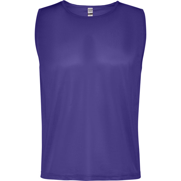 Peto Deportivo ROMA en color morado para personalizar con tu logo, nombre o foto
