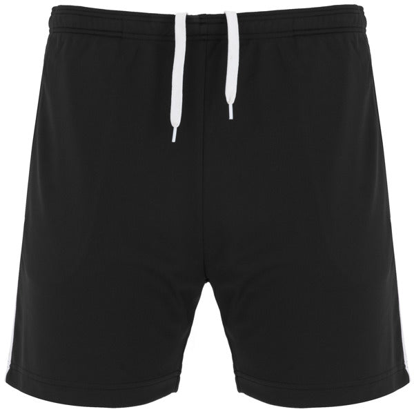 Bermuda LAZIO en color negro — estampación y bordado de tu diseño