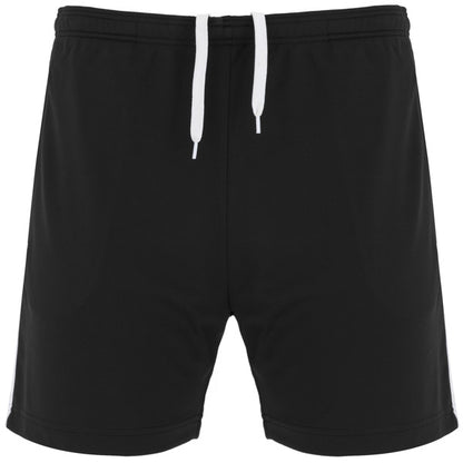 Bermuda LAZIO en color negro — estampación y bordado de tu diseño
