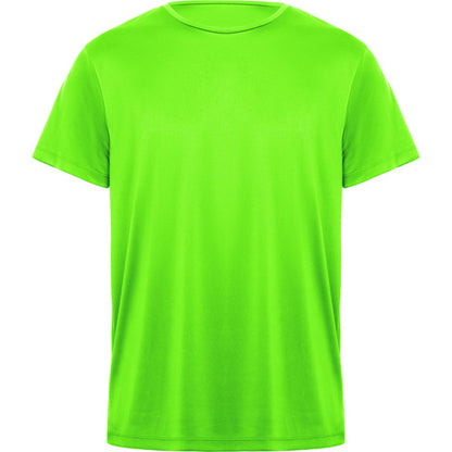 Camiseta técnica DAYTONA en color verde fluor para personalizar con tu logo, nombre o foto