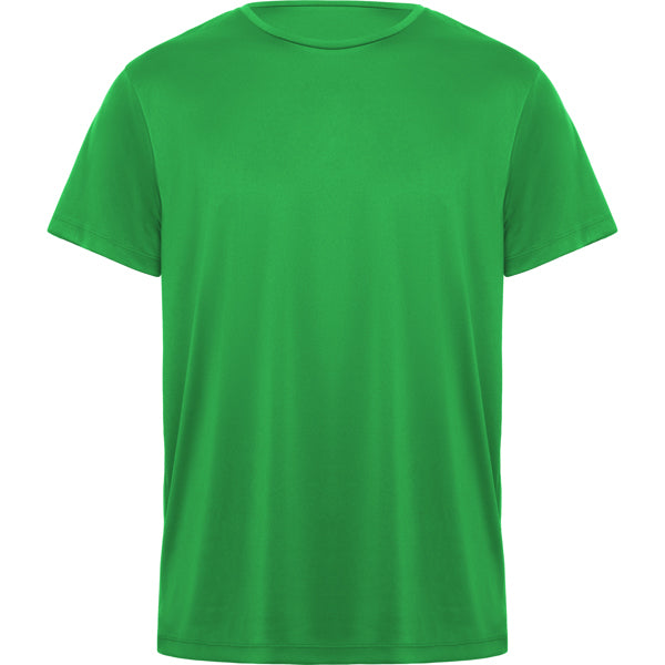 Camiseta técnica DAYTONA en color verde helecho — estampación y bordado de tu diseño