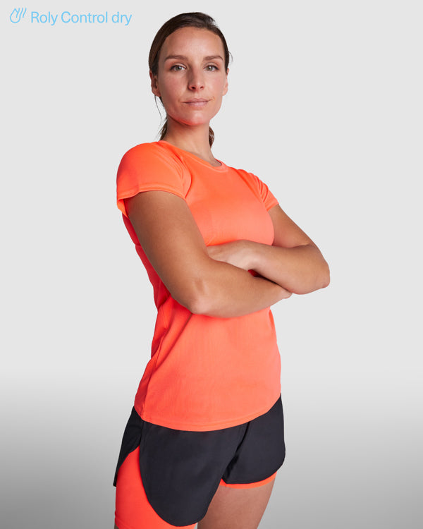 Camiseta técnica MONTECARLO WOMAN para personalizar con tu logo, nombre o foto
