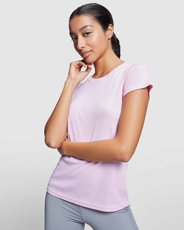 Camiseta técnica MONTECARLO WOMAN, personalización a medida en Gráficas Hugo