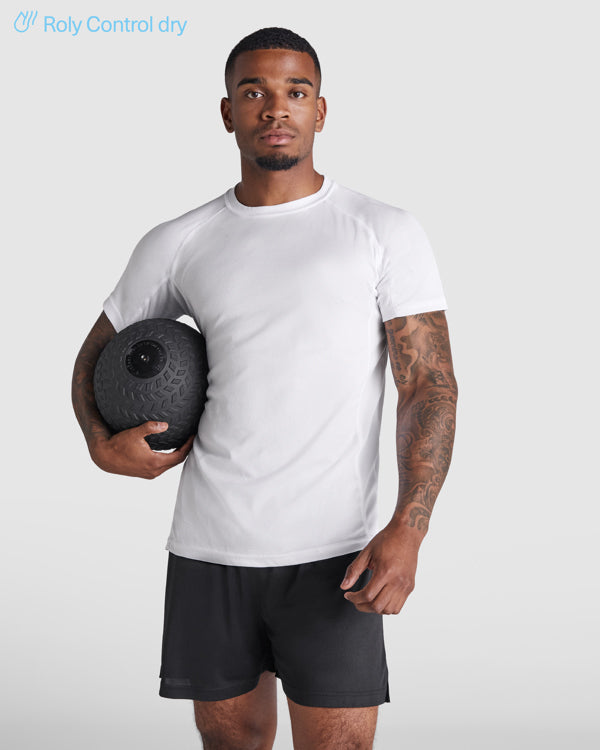 Camiseta técnica MONTECARLO — estampación y bordado de tu diseño