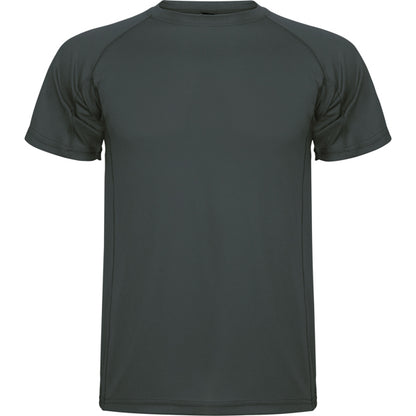 Camiseta técnica MONTECARLO en color plomo oscuro, personalización a medida en Crea41