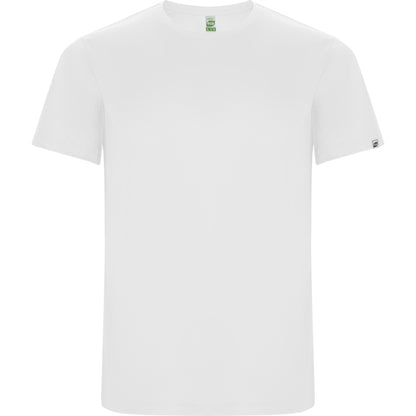 Camiseta técnica IMOLA en color blanco para personalizar con tu logo, nombre o foto