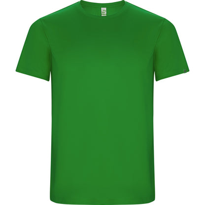 Camiseta técnica IMOLA en color verde helecho, personalización a medida en Crea41