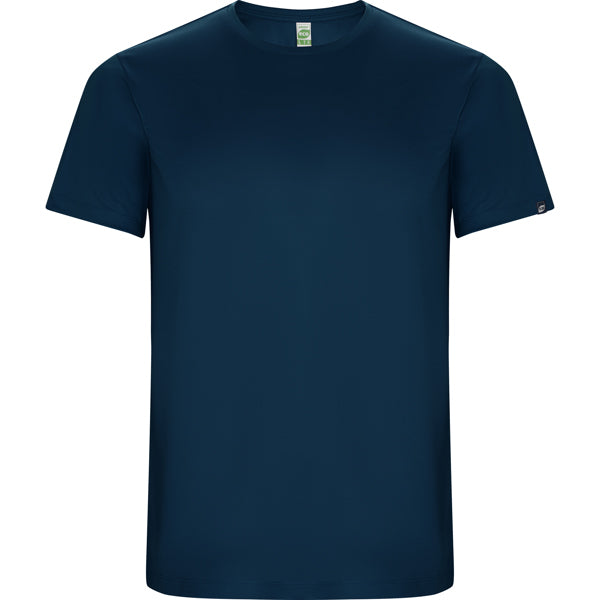 Camiseta técnica IMOLA en color marino, personalización a medida en Crea41