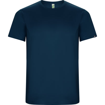 Camiseta técnica IMOLA en color marino, personalización a medida en Crea41